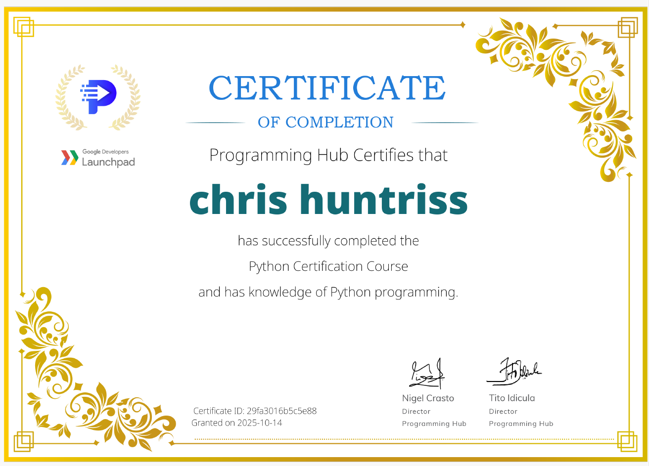 Python Certification
